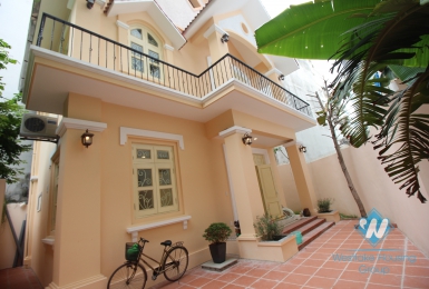 Beautiful house for rent near Lotte center, Ba Dinh, Ha Noi